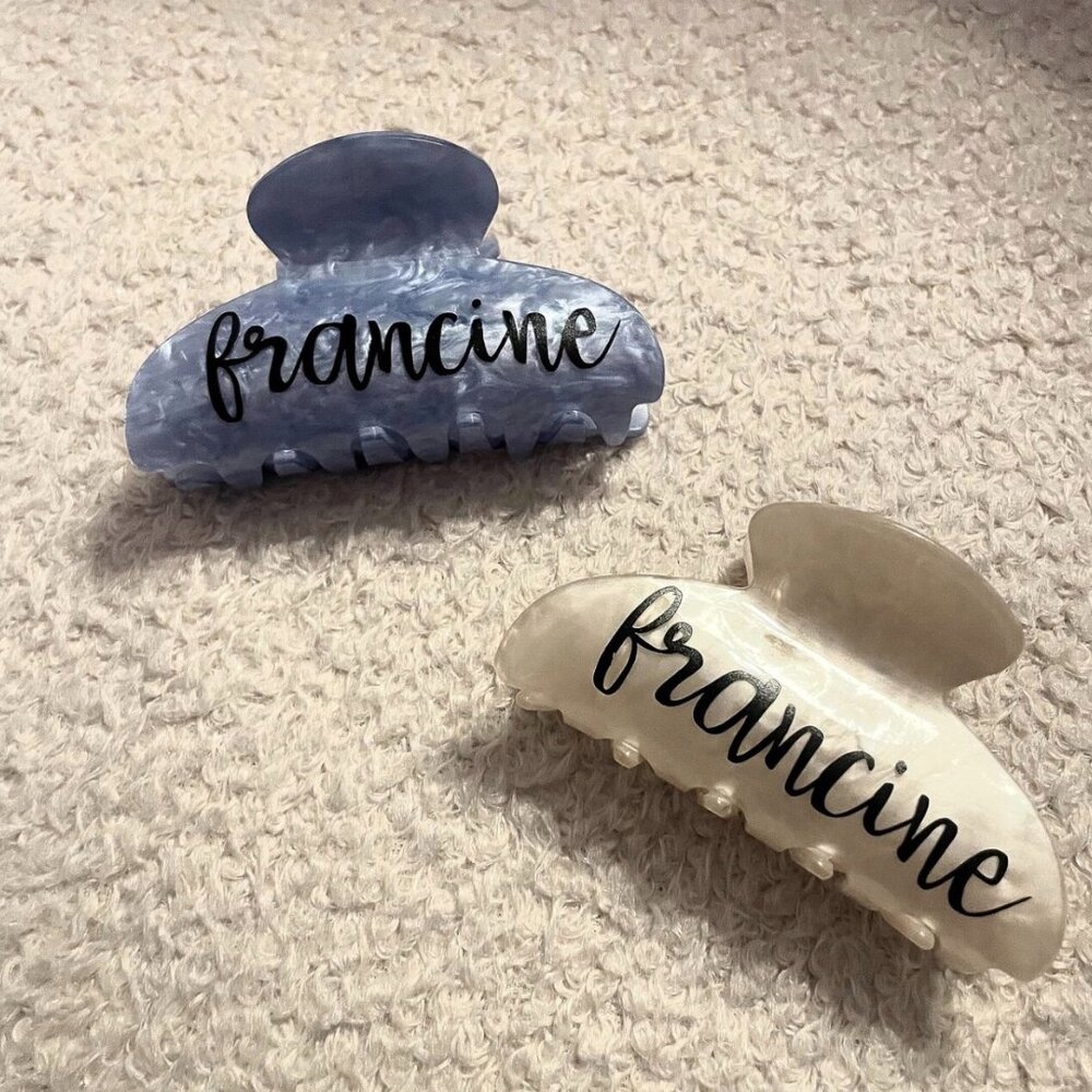 Personalized Hair Clips!